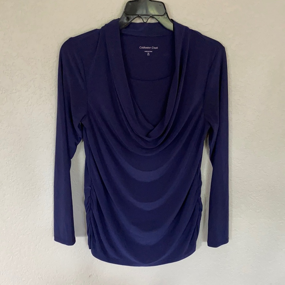 Women’s Coldwater Creek XS top Royal/Dark Blue